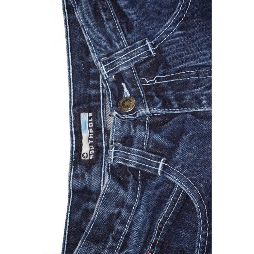 Southpole Denim Jorts | Size 12 | Y2K Baggy Jean Shorts Vintage - Picture 3 of 11